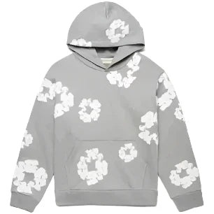 Grey denim tears hoodie